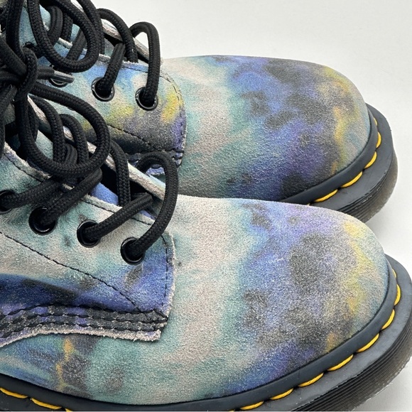 Dr. Martens 1460 Pascal Boot Unisex BLUE Tie Dye  Size 5 UK 7 Women  6 Men Boot - Picture 2 of 12